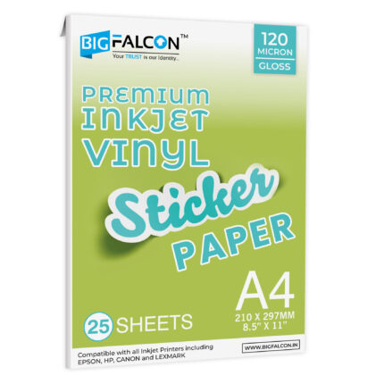 50 Sheets Printable Vinyl Sticker Paper A4 Glossy Matte